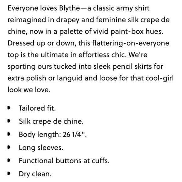 J. Crew Silk Blythe Blouse - Picture 7 of 8